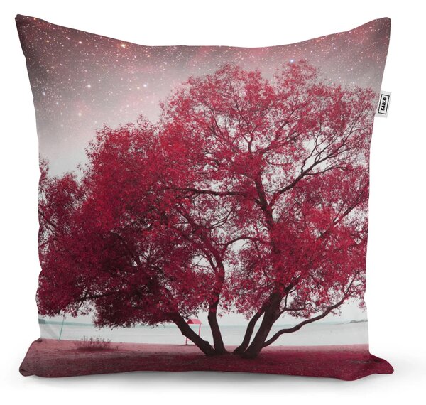 Sablio Vankúš Červený strom - 40x40 cm
