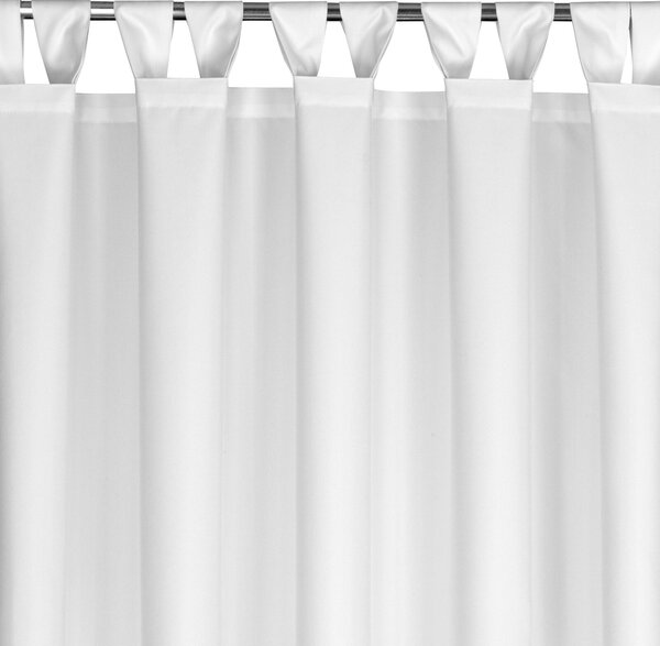 ZÁHRADNÝ VODEODOLNÝ ZÁVES NA PÚTKACH GARDEN 155X220 CM BIELA BS