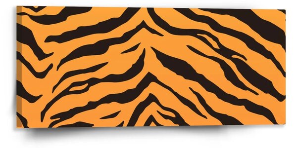 Sablio Obraz Tigrí vzor - 110x50 cm