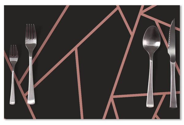 Sablio Prestieranie Ružové obrazce: 40x30cm