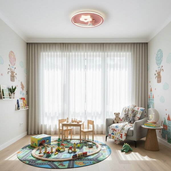 Brilagi - stmievateľné LED detské stropné svietidlo BUNNY LED/83W/230V 3000-6000K +DO