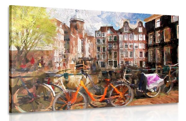 Obraz kreslený Amsterdam