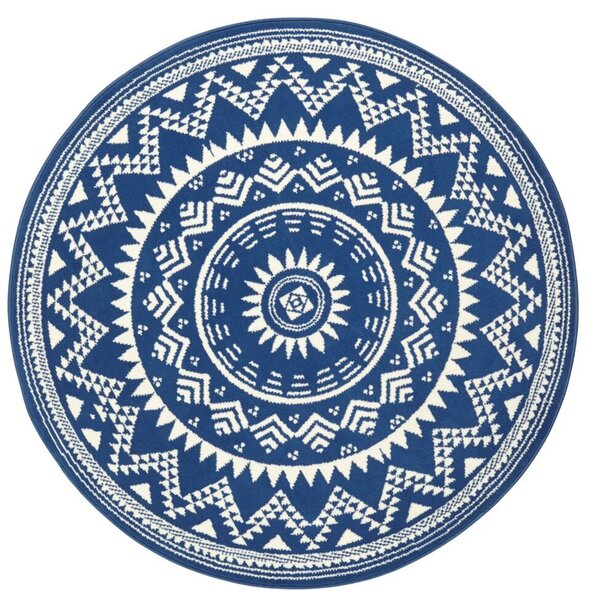 Hanse Home Collection koberce Kusový koberec Celebration 103442 Valencia Blue - 140x140 (priemer) kruh cm