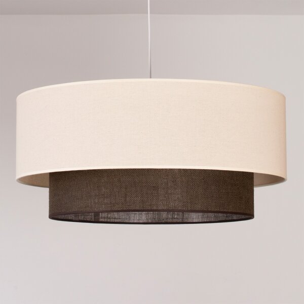 Brilagi - LED luster na lane BOHO STYLE 3xE27/15W/230V pr. 60 cm krémová/hnedá