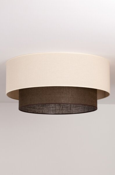 Brilagi - LED stropné svietidlo BOHO STYLE 3xE27/15W/230V pr. 60 cm krémová/hnedá