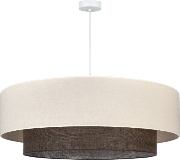 Brilagi - LED luster na lanku BOHO STYLE 3xE27/15W/230V pr. 80 cm krémová/hnedá