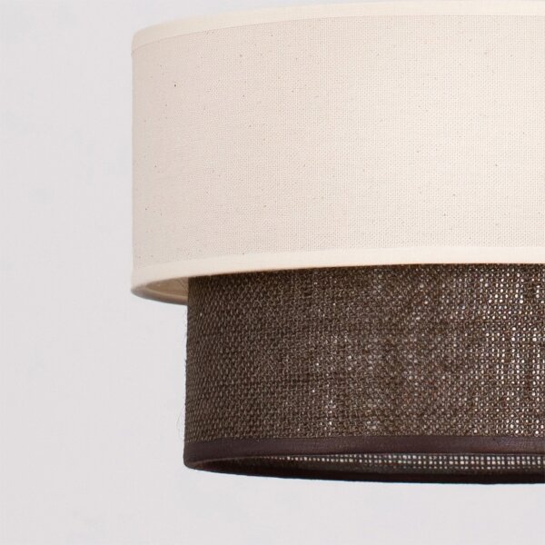Brilagi - LED luster na lanku BOHO ŠTÝL 1xE27/15W/230V priemer 25 cm krémová/hnedá