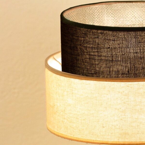 Brilagi - LED stolná lampa BOHO STYLE 1xE27/15W/230V krémová/hnedá
