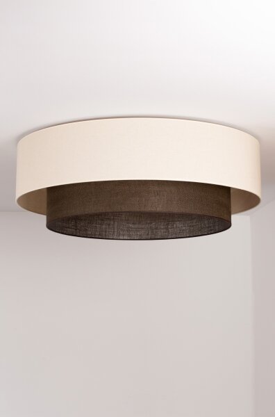 Brilagi - LED Stropné svietidlo BOHO STYLE 3xE27/15W/230V pr. 80 cm krémová/hnedá