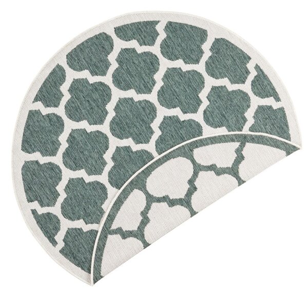 NORTHRUGS - Hanse Home koberce Kusový koberec Twin Supreme 103423 Palermo green creme - 200x200 (průměr) kruh cm