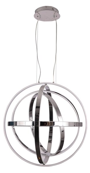 Závesné LED svietidlo Copernicus, 5x LED 180w, 3000k, ch