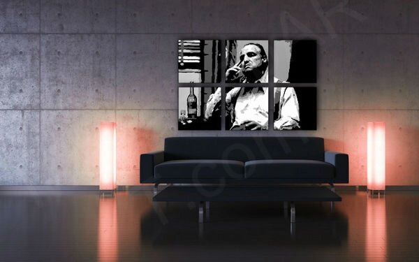 Ručne maľovaný POP Art obraz Marlon Brando (POP ART obrazy)
