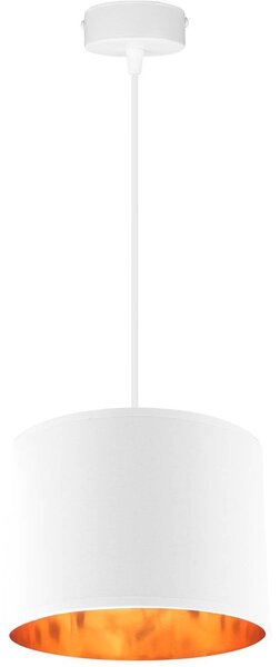 Závesné svietidlo Shade, 1x textilné tienidlo (výber zo 4 farieb), (výber z 3 farieb konštrukcie), (fi 20cm), g