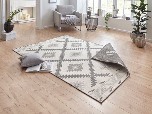 Hanse Home , DOPREDAJ: 120x170 cm Kusový koberec Twin Supreme 103428 Malibu grey creme – na von aj na doma, 120x170, šedá, chodba / predsieň