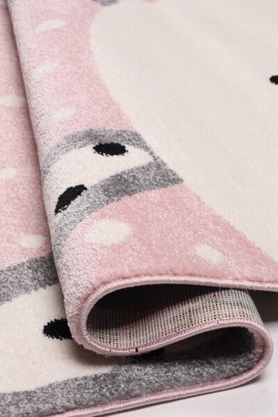 Detský koberec Kiddy D068A-SFS33 rúžový / 1050