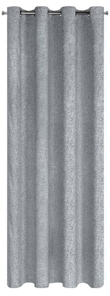 ZÁVES NA KRÚŽKOCH ADELINA 140X250 CM SIVÁ