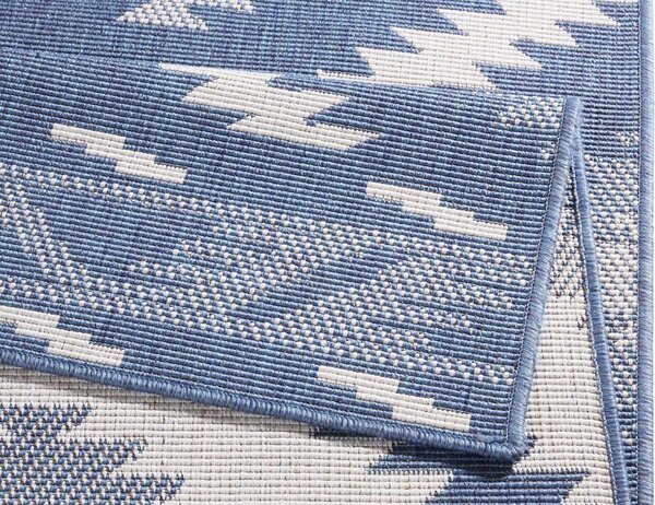 Hanse Home , DOPREDAJ: 120x170 cm Kusový koberec Twin Supreme 103430 Malibu blue creme – na ven i na doma, 120x170, modrá, chodba / predsieň