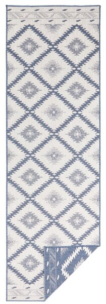 Hanse Home , DOPREDAJ: 120x170 cm Kusový koberec Twin Supreme 103430 Malibu blue creme – na ven i na doma, 120x170, modrá, chodba / predsieň