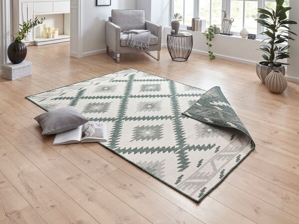 Hanse Home , Kusový koberec Twin Supreme 103431 Malibu green creme – na von aj na doma, 120x170, zelená, chodba / predsieň