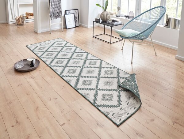 Hanse Home , Kusový koberec Twin Supreme 103431 Malibu green creme – na von aj na doma, 120x170, zelená, chodba / predsieň