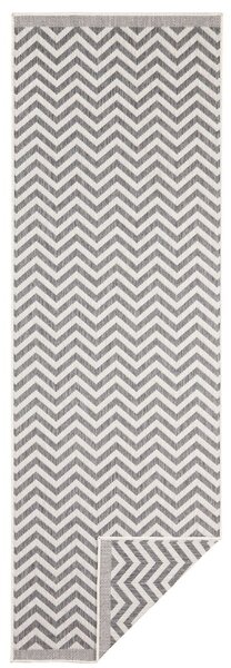 Hanse Home , Kusový koberec Twin Supreme 103432 Palma grey creme – na von aj na doma, 120x170, šedá, chodba / predsieň