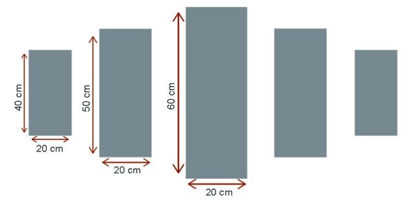 ASIR Súprava nástenných obrazov SPIRAL 110 cm MDF