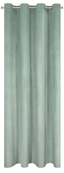 ZATEMŇOVACÍ ZÁVES NA KRÚŽKOCH MELANIE 140X250 CM MÄTOVÁ