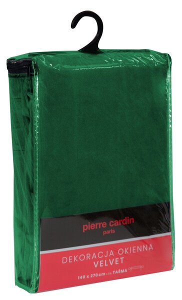 ZATEMŇOVACÍ ZÁVES NA PÁSKE PIERRE CARDIN SIBEL 140X270 CM TMAVOZELENÁ