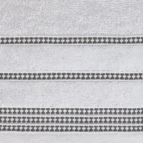 BAVLNENÝ UTERÁK AMANDA3 50X90 CM STRIEBORNÁ