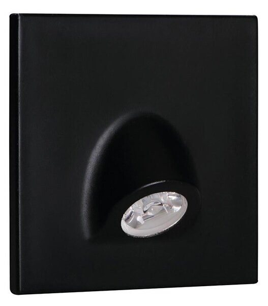 LED Orientačné svietidlo MEFIS LED/0,7W/12V 3000 K čierna