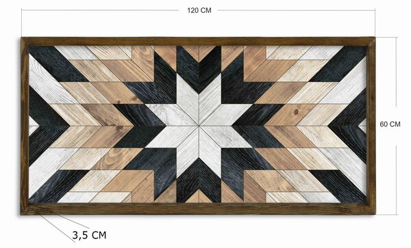 ASIR Obraz HVIEZDA 120 cm MDF
