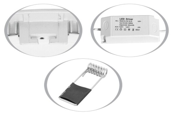 LED podhľadové svietidlo LADA LED/25W/230V 4100K IP44