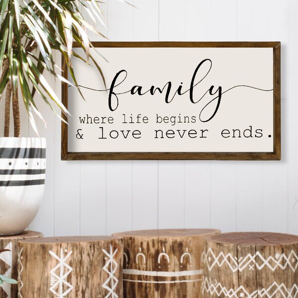 ASIR Obraz FAMILY MDF 25 cm
