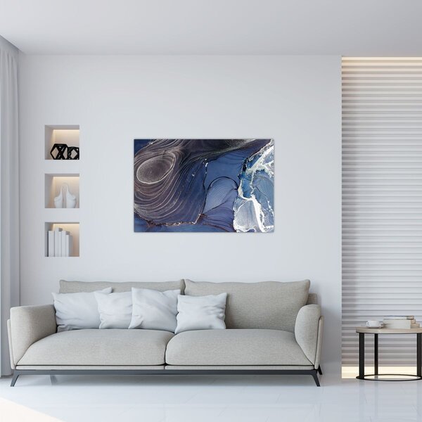 Obraz - Mramorovaný atrament (90x60 cm)