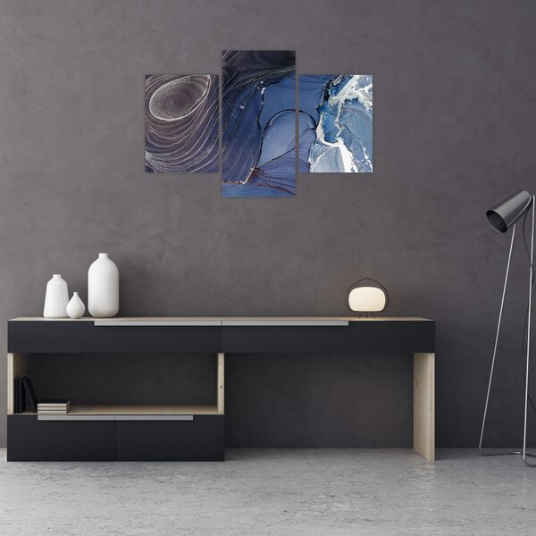 Obraz - Mramorovaný atrament (90x60 cm)