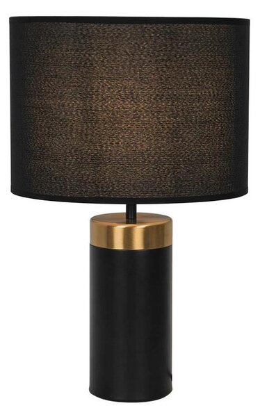 Stolná lampa LUCIANO 1xE27/40W/230V čierna/zlatá