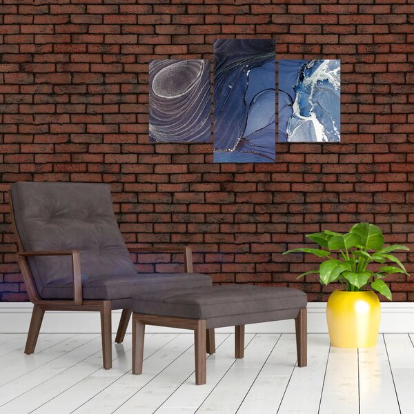 Obraz - Mramorovaný atrament (90x60 cm)