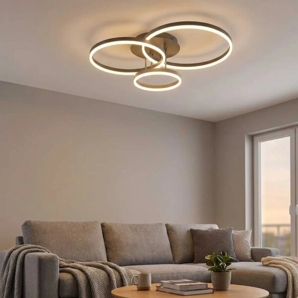 LED stropné svietidlo VAASA LED/58 W/230 V/3000 K čierne
