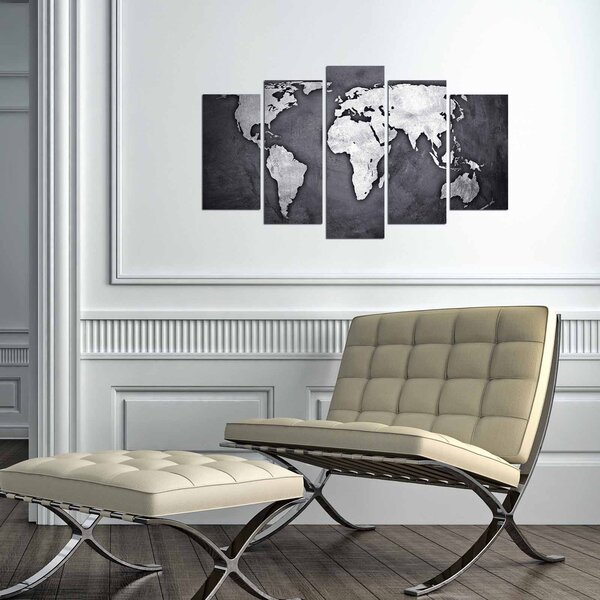 ASIR Nástenné dekorácie obrazy SVET 110 cm MDF