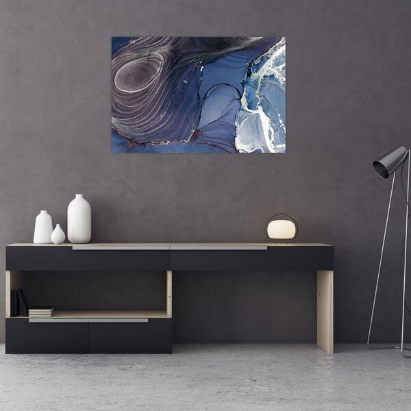Obraz - Mramorovaný atrament (90x60 cm)