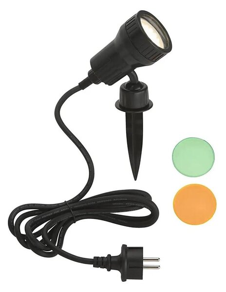 Briloner - LED vonkajšie svietidlo TERRA 1xGU10/3W/230V IP44 čierne