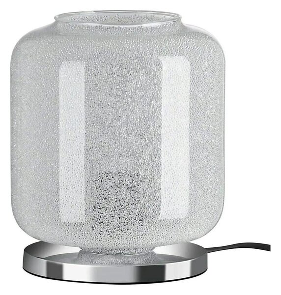 Briloner 7011-018 - Stolná lampa COLD 1xE27/40W/230V číra/lesklý chróm