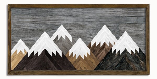 ASIR Nástenný obraz MOTIV HORY 60 cm MDF