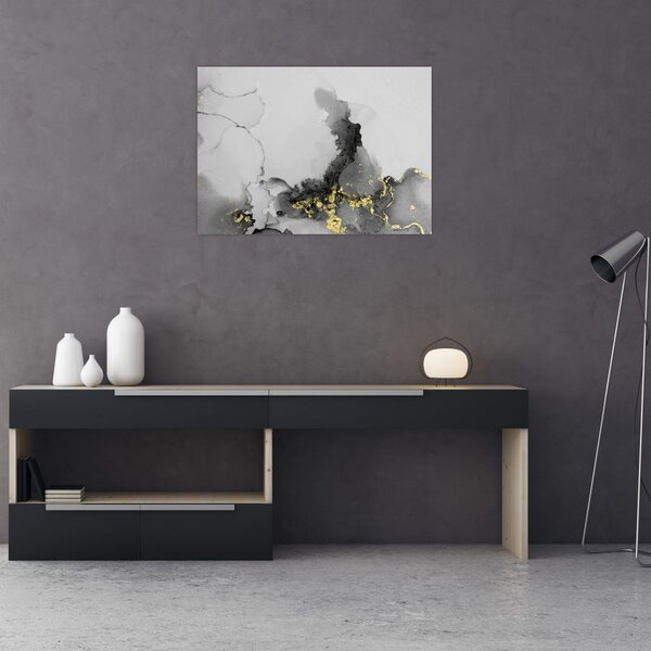 Obraz - Atramentové umenie (70x50 cm)