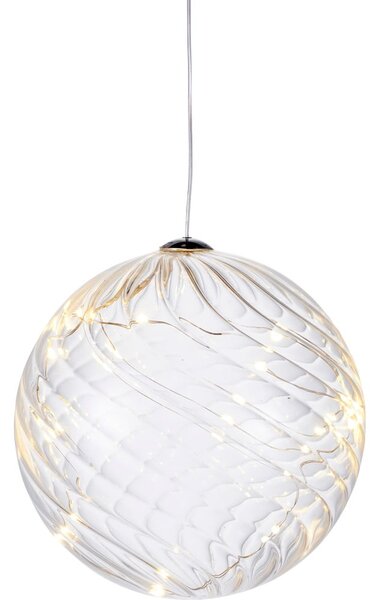 Svetelná LED dekorácia Sirius Wave Ball, Ø 13 cm