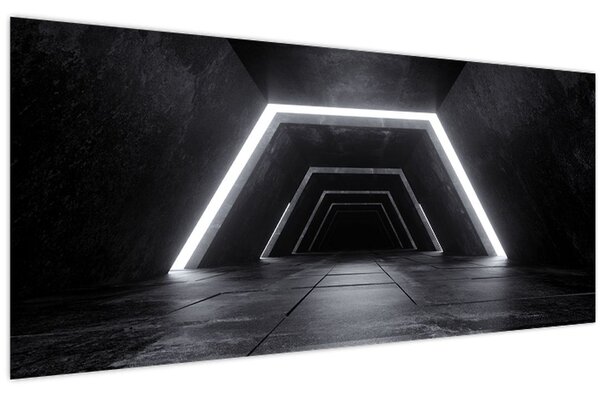 Obraz - Futuristický tunel (120x50 cm)