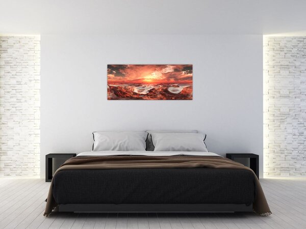 Obraz - Mars (120x50 cm)