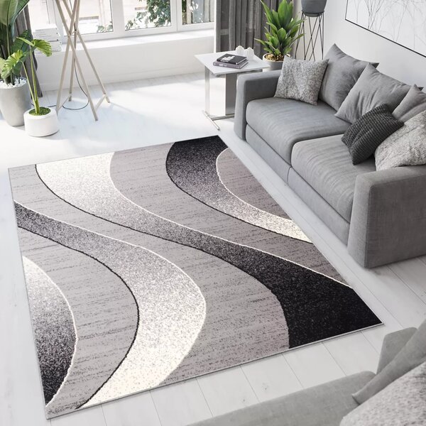 Kusový koberec TAPIS Waves - svetlo šedý