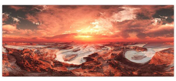 Obraz - Mars (120x50 cm)