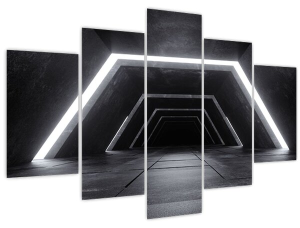 Obraz - Futuristický tunel (150x105 cm)